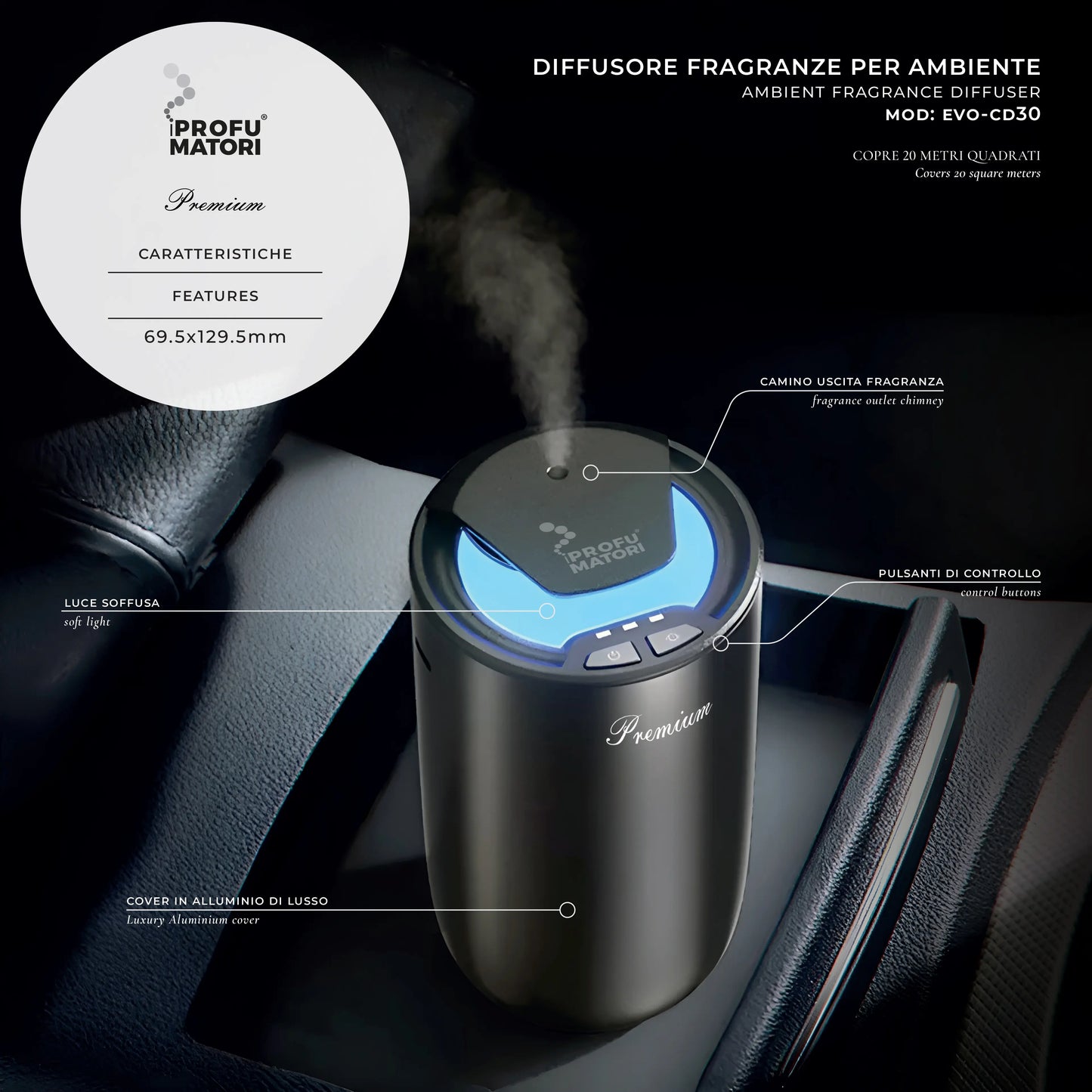 Diffusore per auto EVO CD - 30