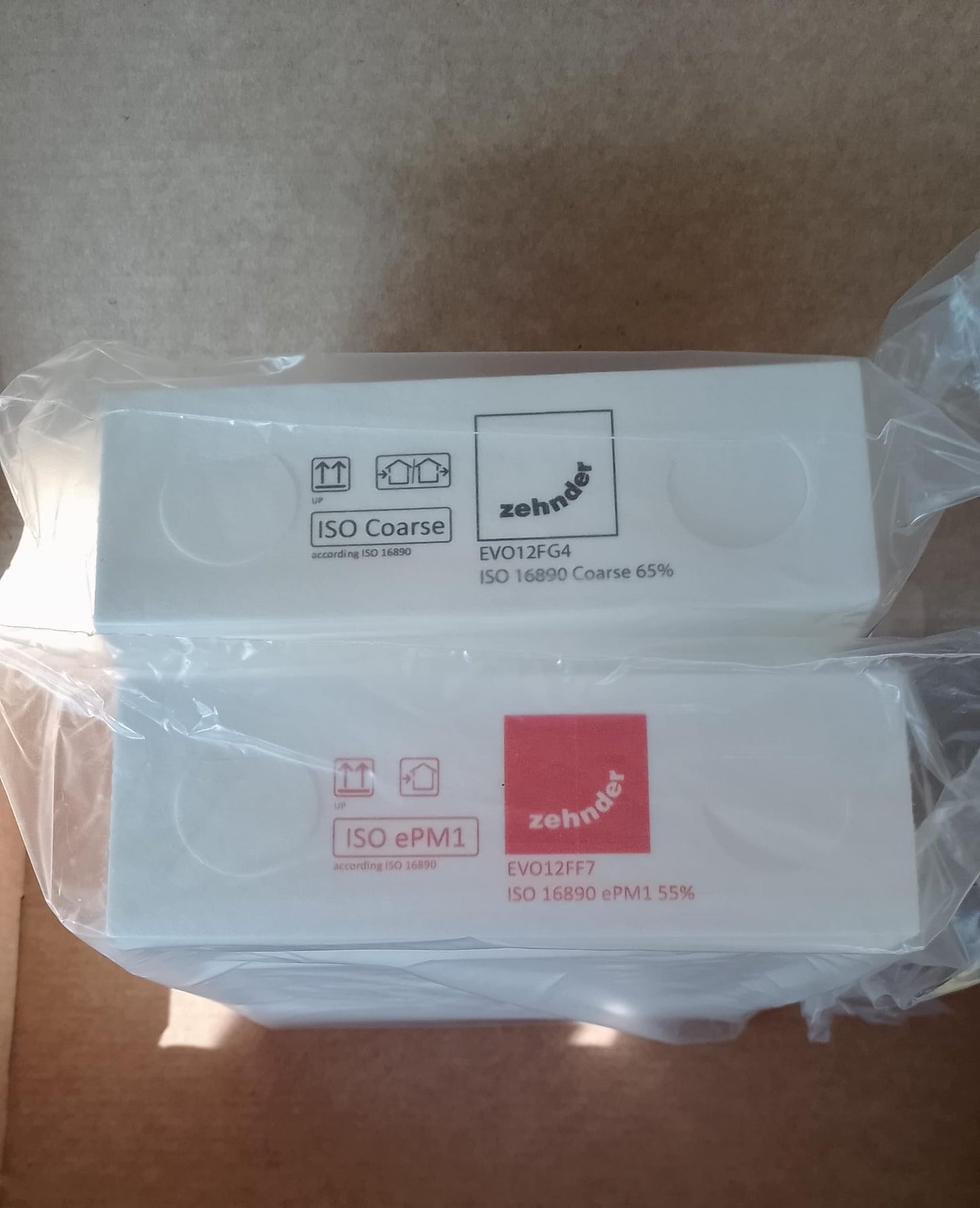 Coppia di filtri F7/G4 per Evo 1 ed Evo 2